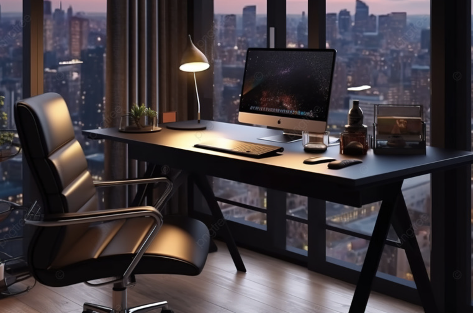 High Tech Remote Office